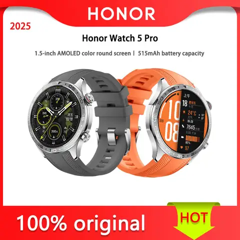 Honor Watch 5 Pro Bluetooth Edition Health on your wrist,full vitality1.5-inch AMOLED color round screen 515mAh battery capa