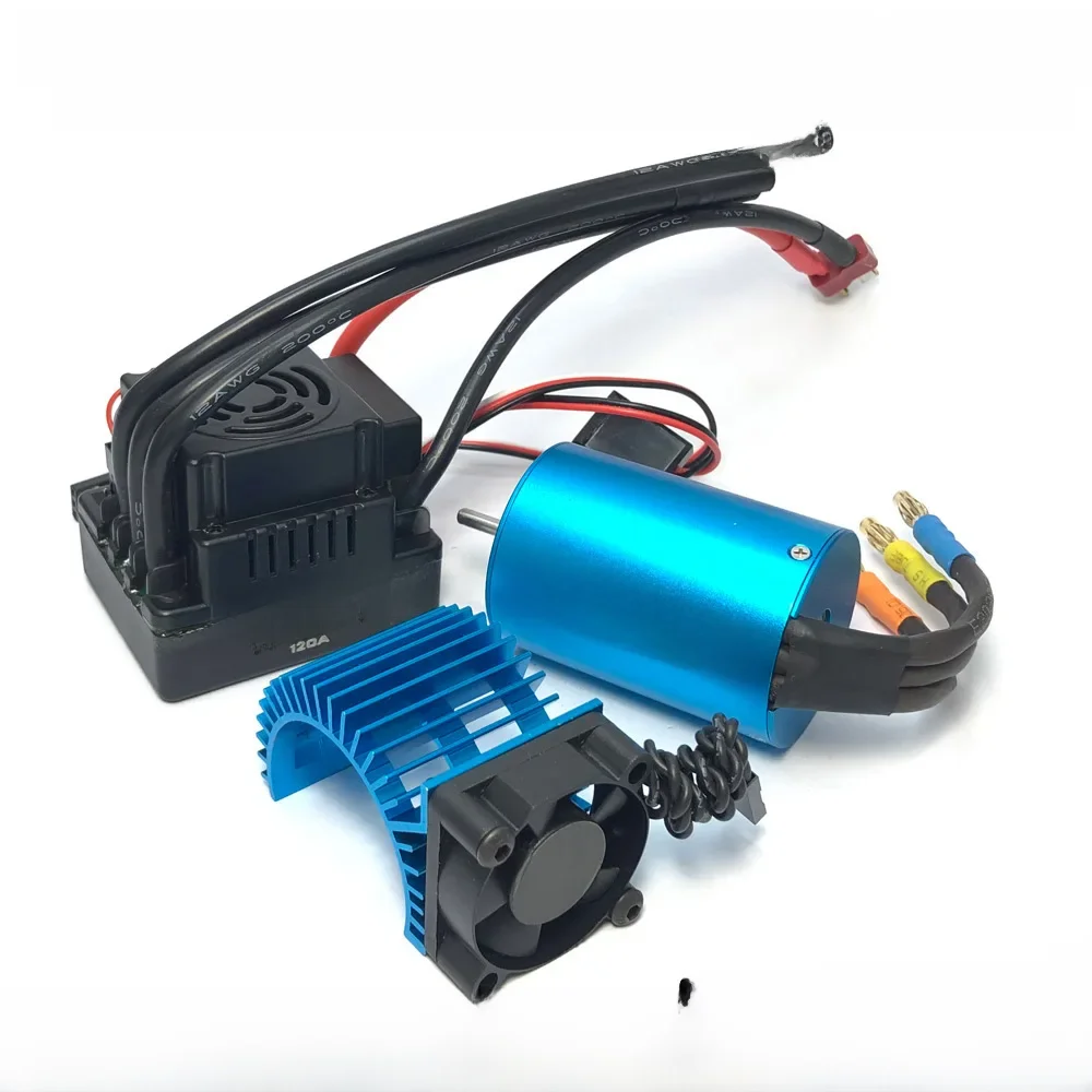 YSIDO 3650 3600KV 5400KV 9500KV moteur sans balais 60A 80A 120A ESC pour 1/10 Traxxas HSP Tamiya Arrma RedCat RC Monster Truck voiture