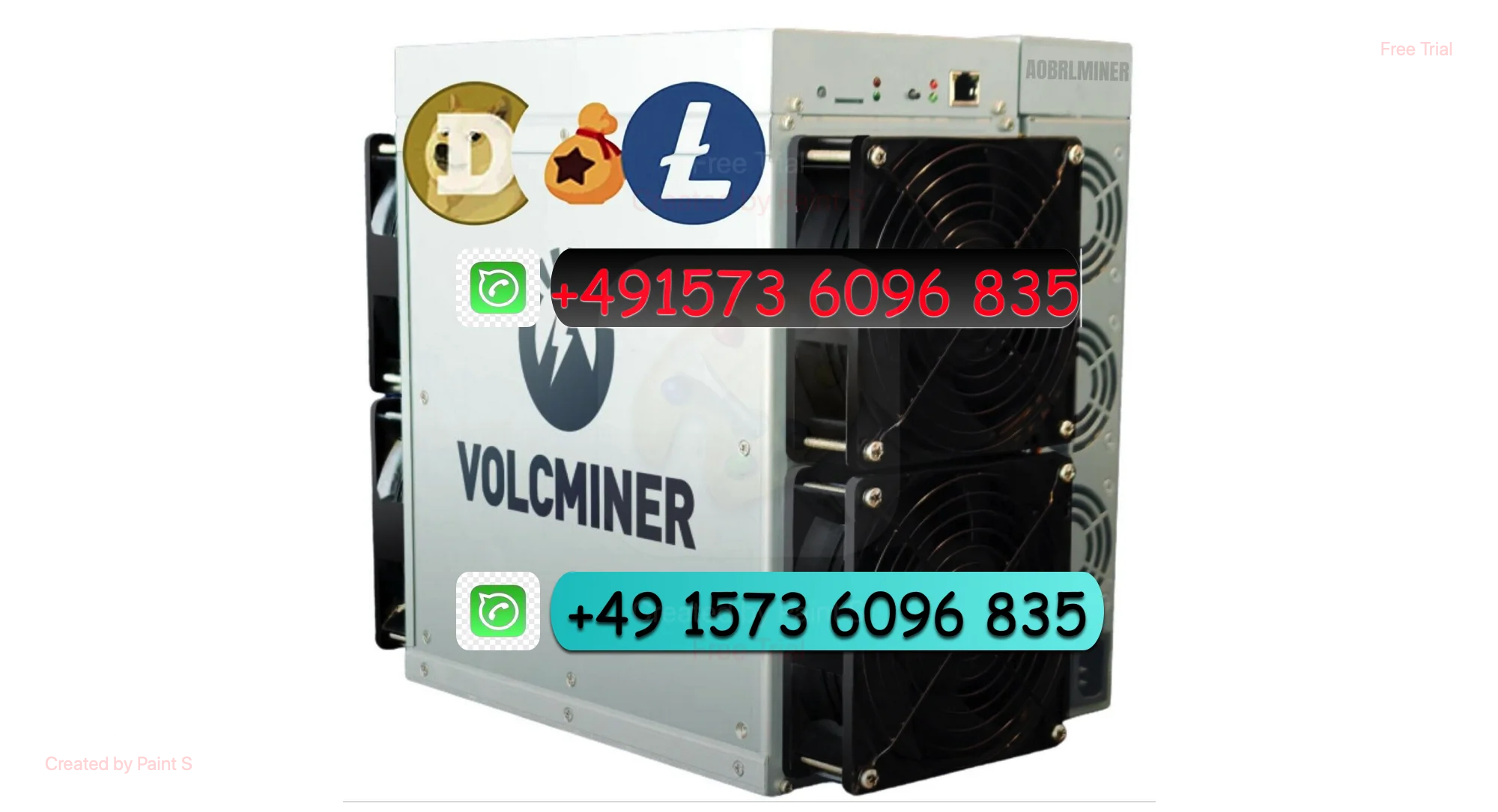 H. 단순 할인 2개 구매 시 1개 무료 제공 새로운 VOLCMINER D1 17Gh/s 3900W 라이트코인 도지코인 벨 마이너