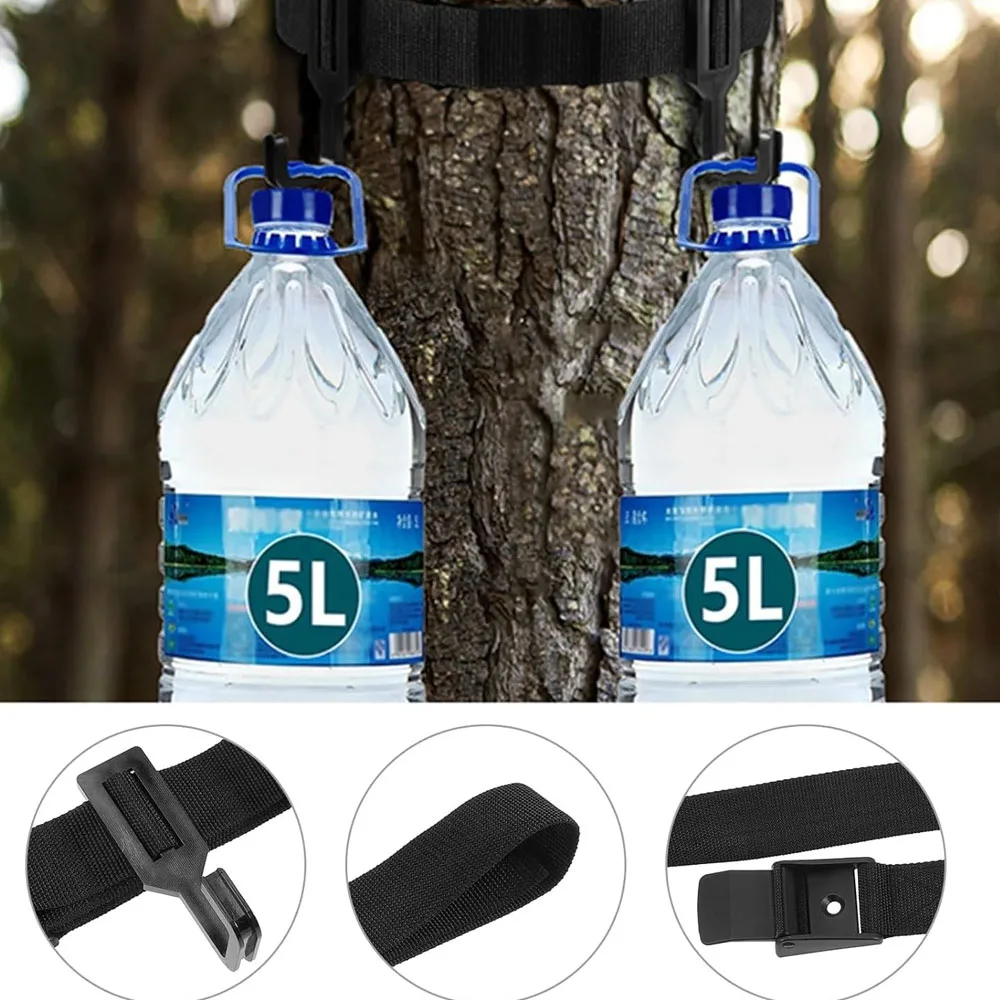 Hunting Tree Hook Camping Accessories Stand Accessory Holder Equipment on Trees with Black Metal Hangers Climbing Gear