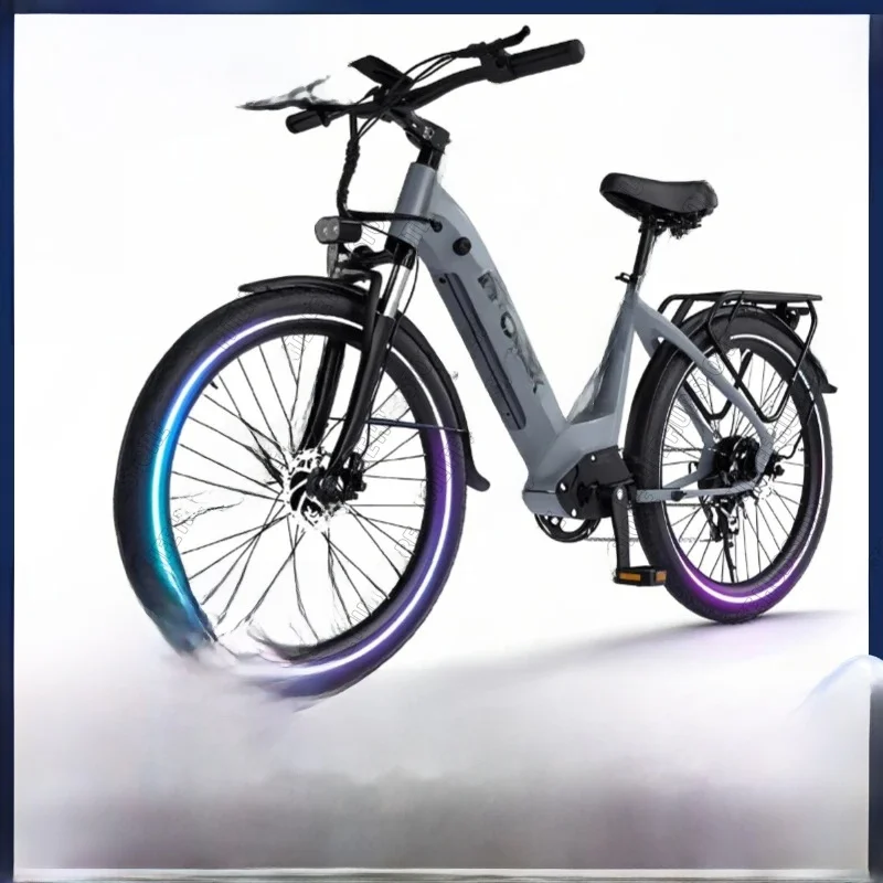 AliExpress NONE KOOLUX X2 26 inch Commuter Electric Bike 500W Motor 48V 16Ah Lithium Battery Range 40-85KM Throttle Commuter E-City Bike