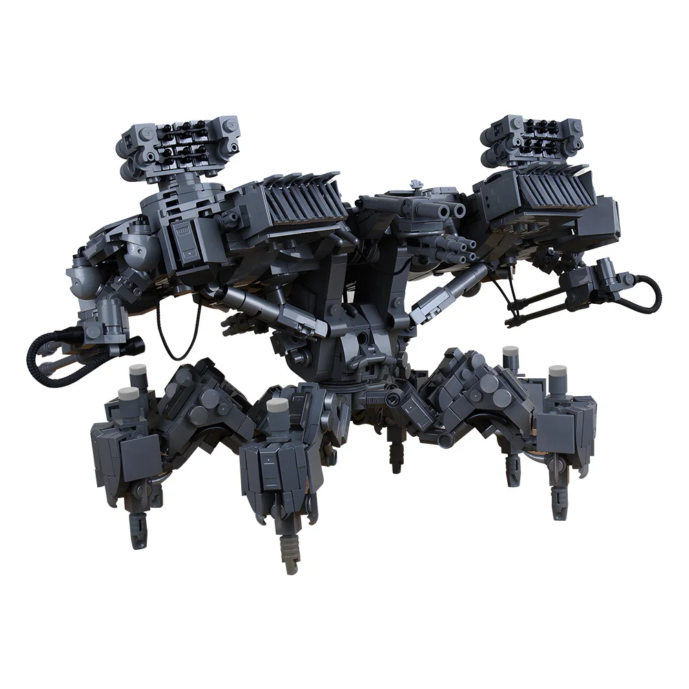 Gobricks MOC آفاق Deathbringer الطوب نموذج آفاق لعبة Tremortusk الوحش اللبنات الموت Mecha اللعب الهدايا