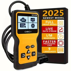 Car OBD2 Scanner Code Reader Scanner V310 ELM327 Car Diagnostic Tools Clear Engine Fault Repair Kit Automobile Accessories
