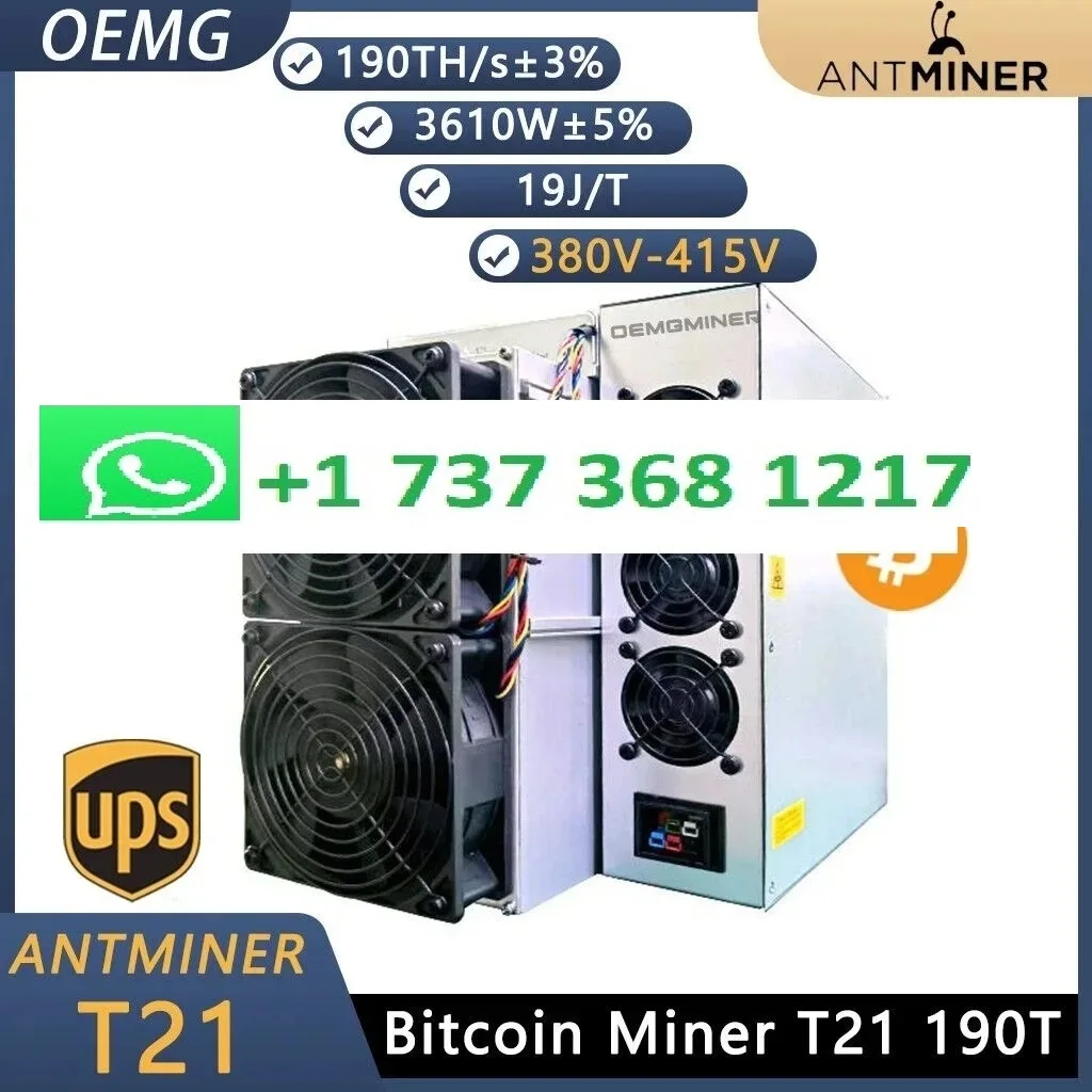 Store Anniversary Promo!!! New Original Antminer T21 190T 3610W Algorithm SHA-256 Bitmain mining BTC Bitcoin Miner