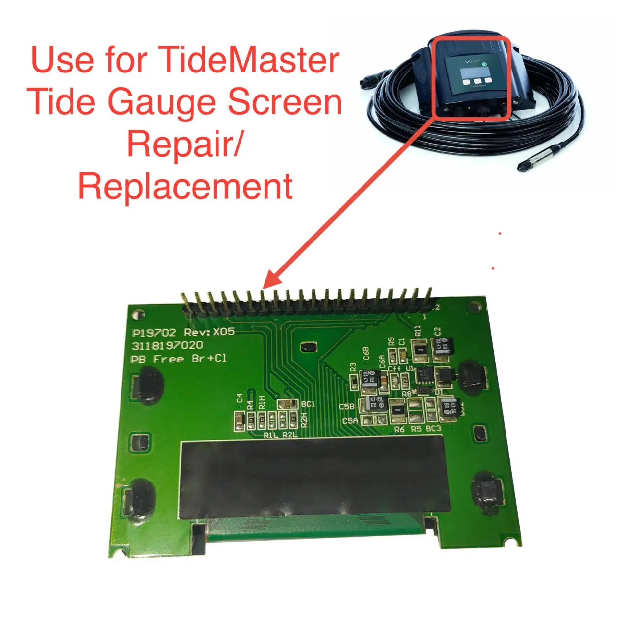 P19702 3118197020 Original Screen Oled Lcd Display Model for Valeport Tidemaster Replacement/Repair Parts
