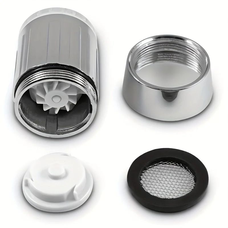 

3 Color Temperature Sensitive Gradient LED Faucet, Faucet Bubbler, LED Fancy Gradient Thermal Detector Color Changing Faucet