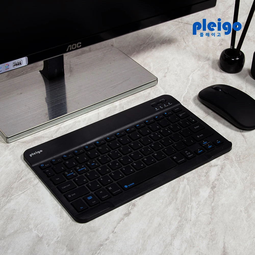 لوحة مفاتيح بلوتوث رفيعة للغاية ، مفاتيح متعددة الوظائف ، إضاءة فائقة ، لون باستيل ، نوع-C ، KB10 ، ضوضاء منخفضة #3