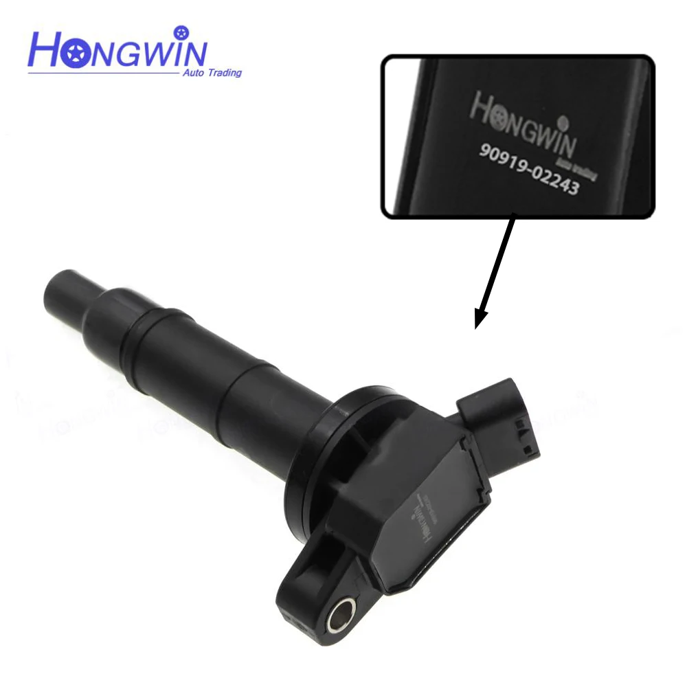 Genuine No.:90919 02243 UF333 Ignition Coil Fits Toyota Camry RAV4 Solara Scion tC 2.0L 2.4L 2001+ UF494 90080-19023 90919-02244