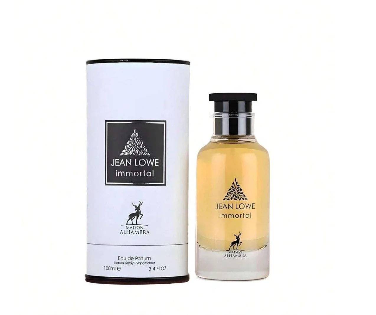 Maison Alhambra Jean Lowe Immortal Eau de Parfum Unisex, Aroma Amaderado y Especiado de Larga Duración