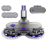 Electric Mop Head Kit For DysonV7 V8 V10 V11 V15 Slim Vacuum Cleaner Spare Parts Soft Sweeper Floor Roller Brush with Water Tank