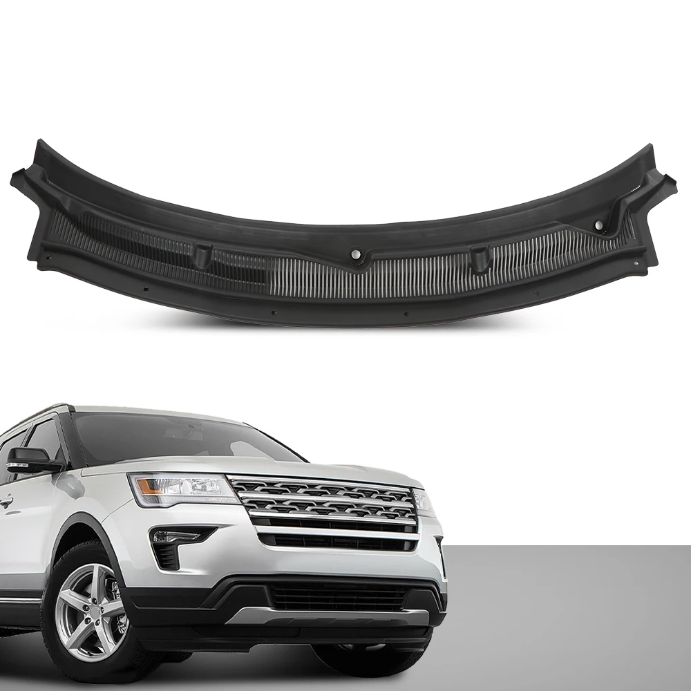 

Верхняя решетка капота лобового стекла, подходит для Ford Explorer 2011-2019 Bb5Z78022A68Aa, решетка капота стеклоочистителя, вентиляционная крышка, панель капота в сборе