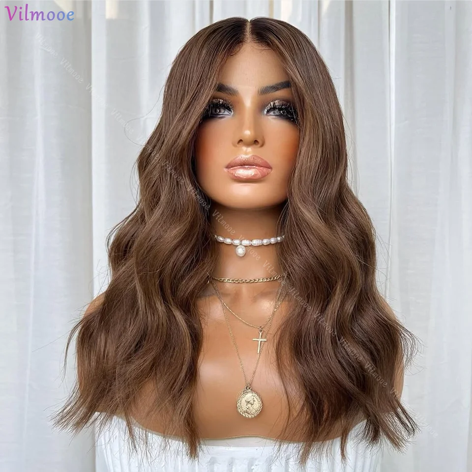 

Darkest Brown 13x4 Lace Front Human Hair Wigs For Women Preplucked With Bleached Knots Short Bob Wave 5x5 Silk Top Closure Wigs