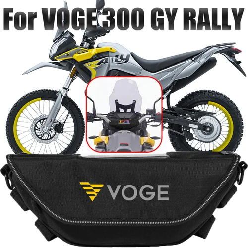 Bolsa de herramientas para accesorios de motocicleta voge 300 gy rally, impermeable y a prueba de polvo, práctica bolsa de manillar de viaje