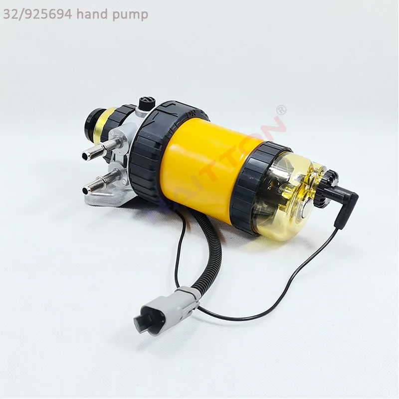 مضخة يدوية لفصل الوقود والماء 32/ 925694 32925694   TS3142 FS1069 BF7956-D فلتر وقود الديزل يحل محل حفارة JCB 3CX 4CX