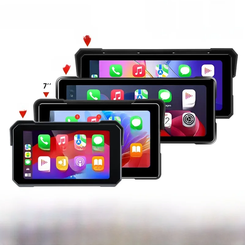 Jansite motorfiets scherm Carplay Moto navigatie draagbaar digitaal dashboard Motobike Android Auto waterdichte BT-monitor - afbeelding 2