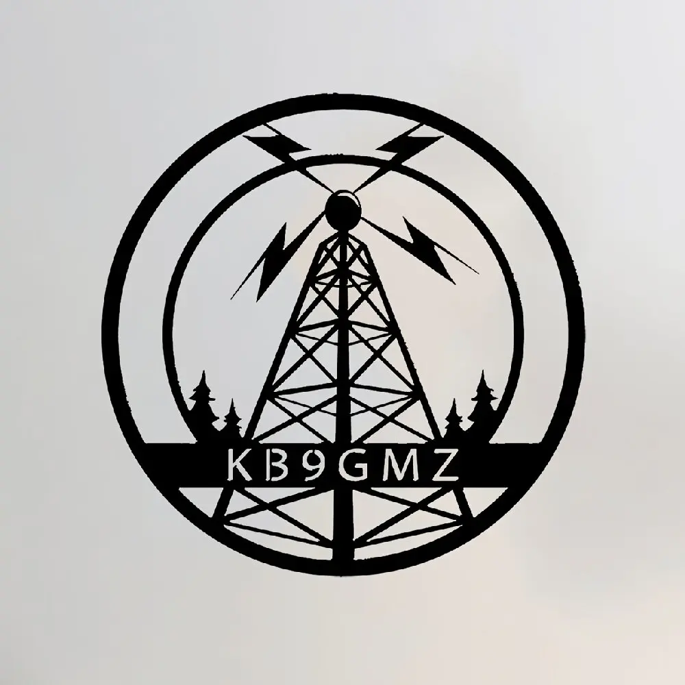 Custom Metal Wall Art Sign Decor with Name, Perfect for Ham Shack Wall Art Ornament/Radio Stations/Home/Rooms/Clubs/Bars Decor image 5