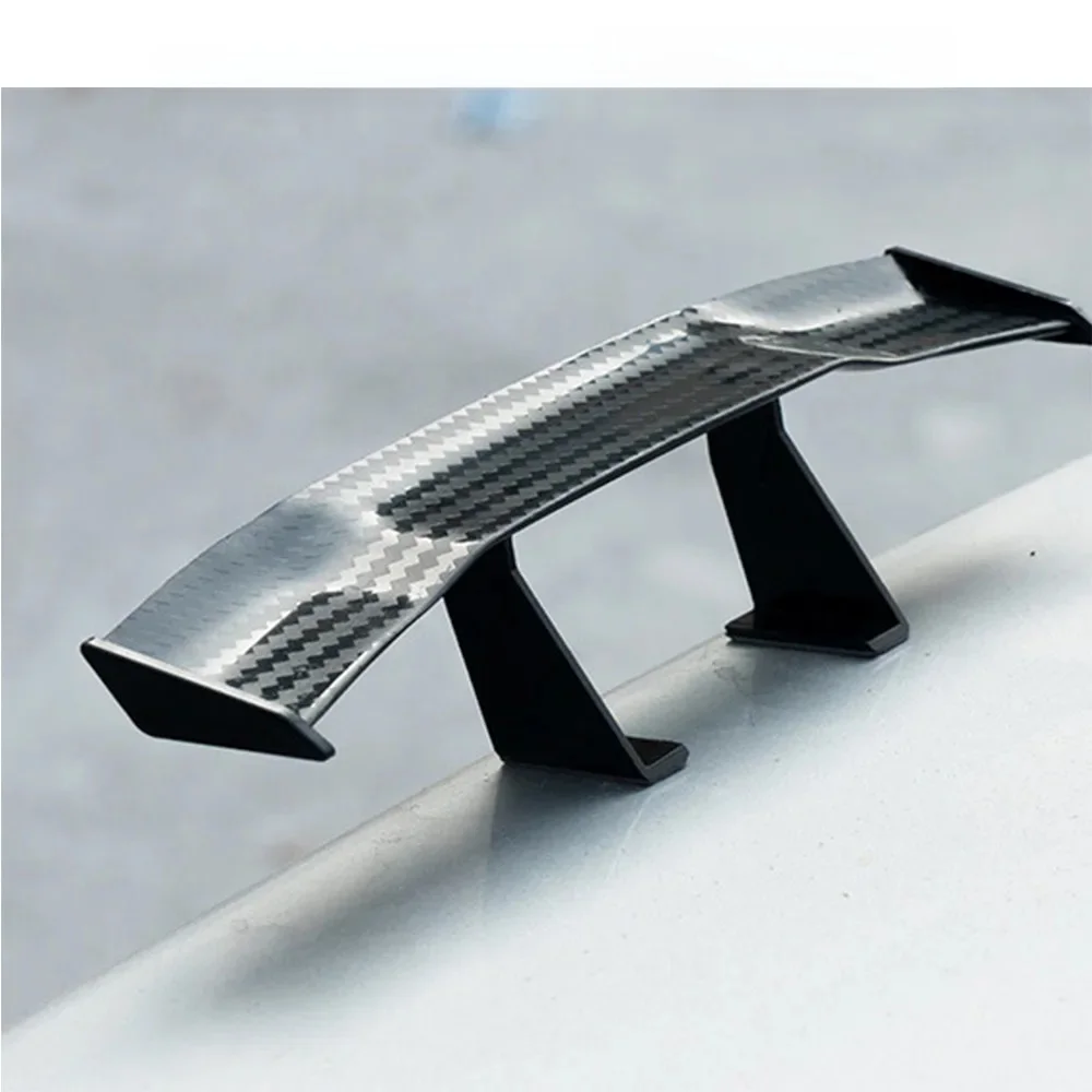 Mini Spomicrophone Universel en Fibre de Carbone, Décoration de Queue de Voiture