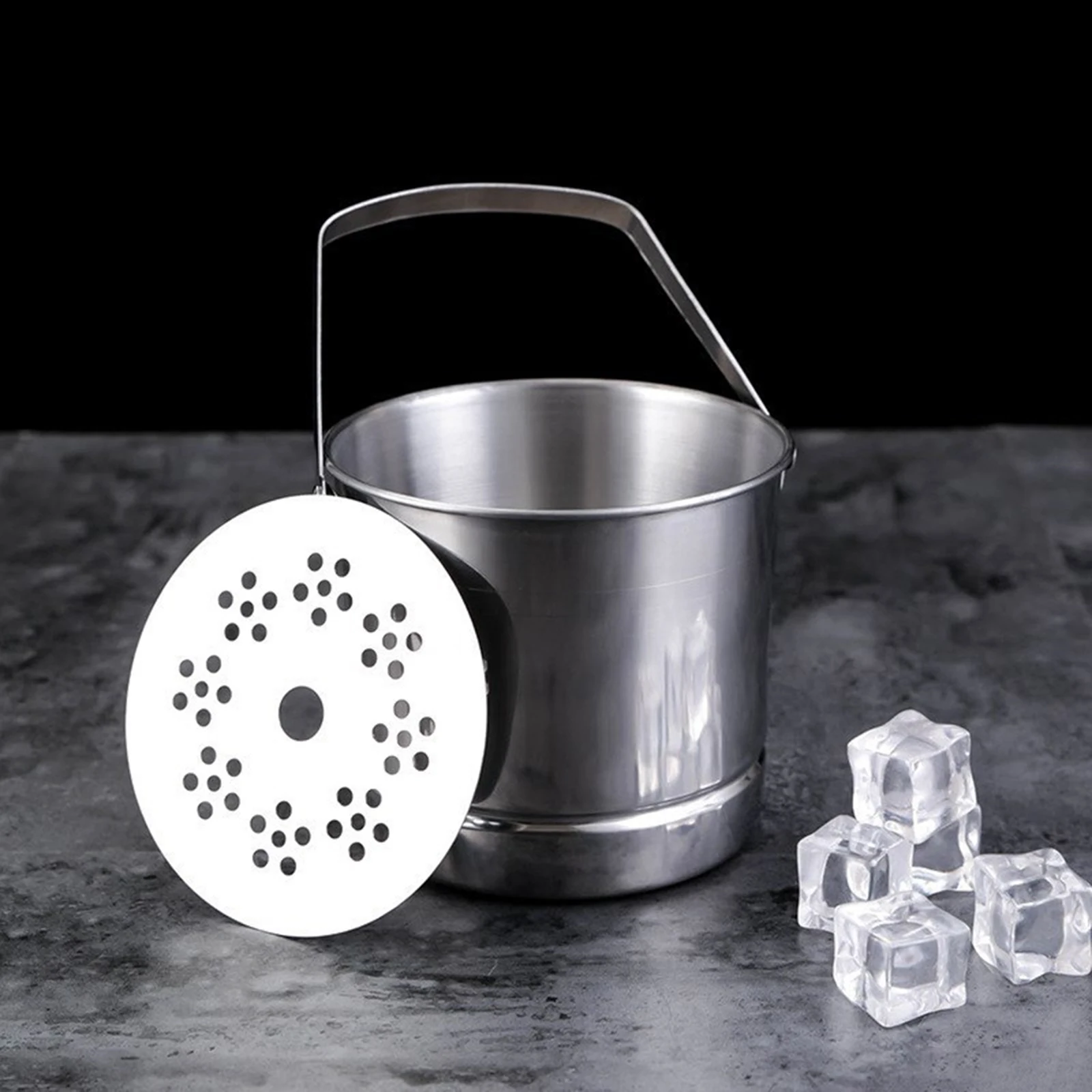 Buz klipsi ile 1L paslanmaz çe - Ice Bucket Silver incelemesi ve fiyatı