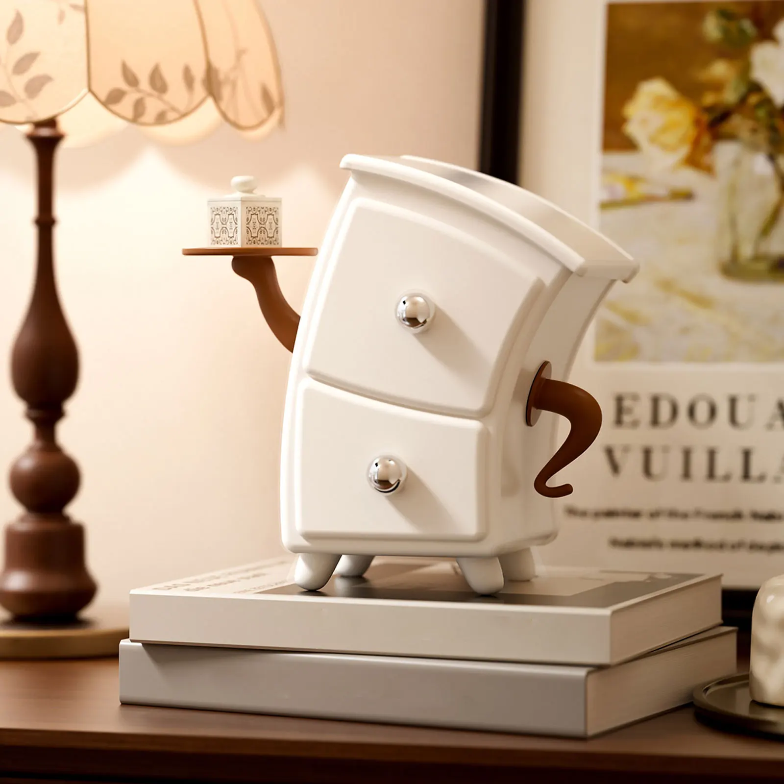 

Коробка для хранения ювелирных изделий уникальной формы, косметический органайзер для макияжа, компактный поднос для настольного комода, аксессуары для спальни