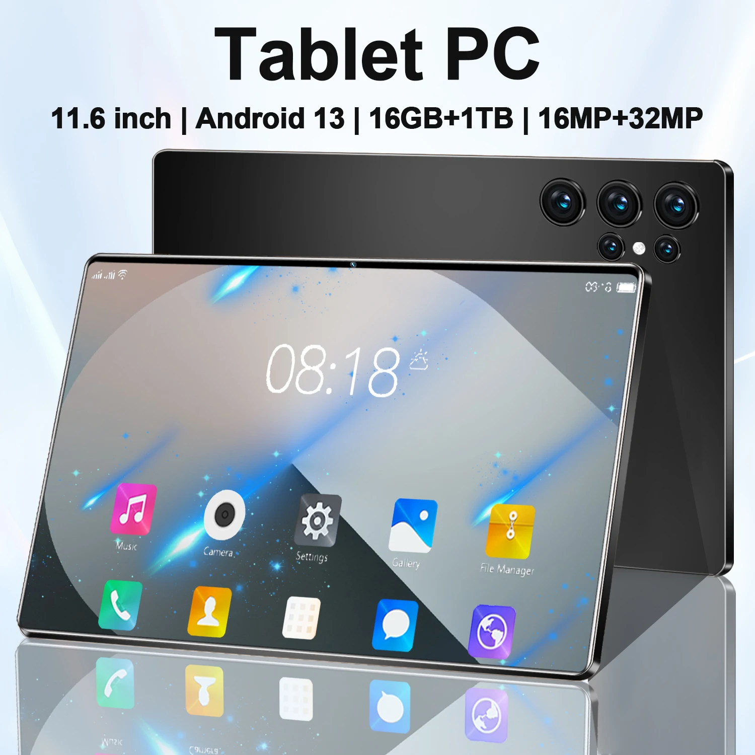 2024 Brand New 11.6 Inch Original Tablet 16GB Ram 1TB Rom Android13.0 Dual SIM 10 Core 12000mAh Bluetooth 5G Network Tablet PC