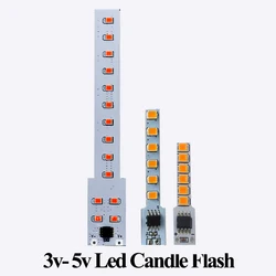 3v 5v Led Diode Flame Flash Candles Diode Light Lamp Board Pcb Decoration Bulb Accessories Binking Imitation Candle Flame Diy