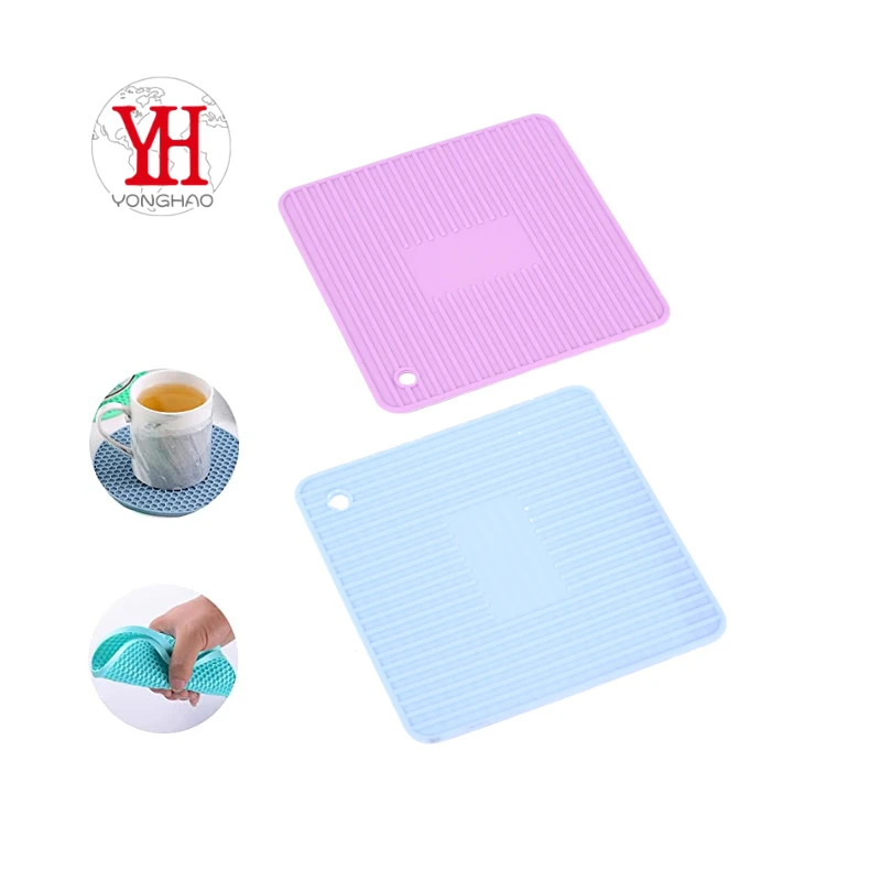 

Silicone Dish Mat Heat Resistant Pad Insulation Cup Mat Multipurpose Pot Holder Potholder Bowl Coaster Placemat Kitchen Gadget