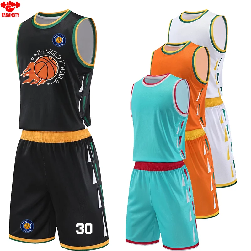 

Basketball Jerseys 24-25 DIY Team Name Number Logo Customize For Men Boys Children Uniform Suits Set Training Sportwear