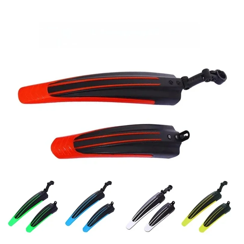 AliExpress 2pcs Bicycle Fenders Splash Fender Mudguard MTB Mountain Bike Rear Front Mudguard Cycling Riding Accessories For 20/24/26 Inch