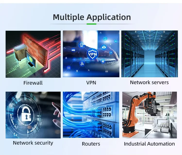 8x2.5G LAN Firewall Mini PC Intel Core Ultra 5 125U VPro IoT AI Edge Industrial Computer Network Server pfSense OPNsense Router