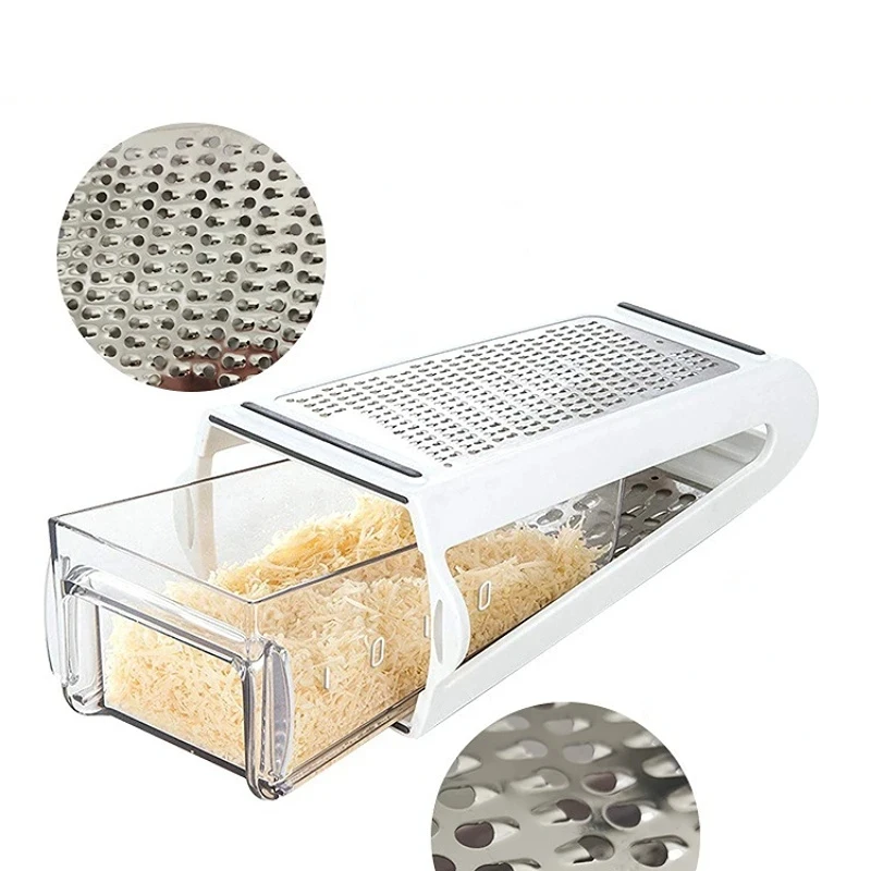 

Potato Double-sided Grater Stainless Steel Grater Kitchen Supplies for Cheese Vegetables