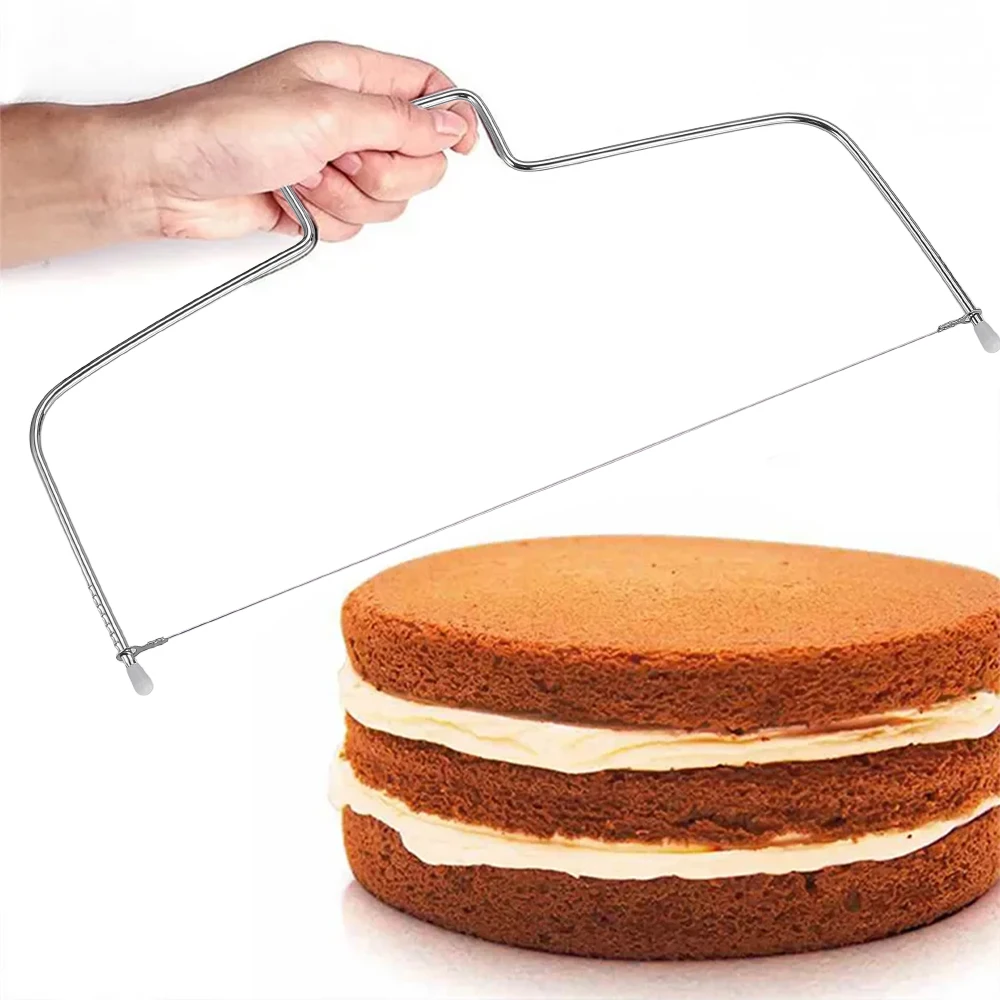 1/2Pcs Adjustable Height Line Cake Cut Slicer Adjustable Stainless Steel Cake Decorating Mold DIY Bakeware Kitchen Cooking Tool image 2