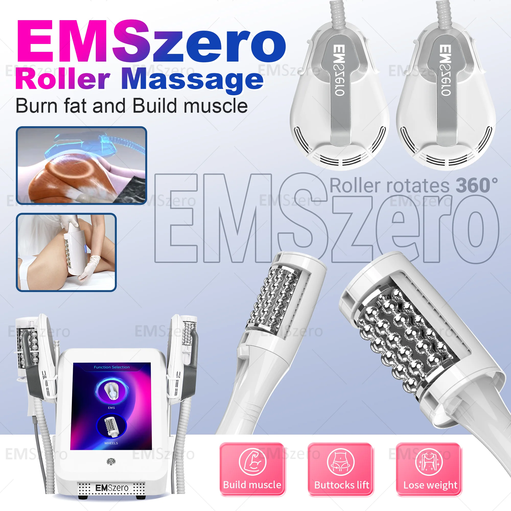 EMSzero RF Body Shaper Body Shaping Muscle Stimulation Massager Electromagnetic Slimming Technology Tightens to Skin