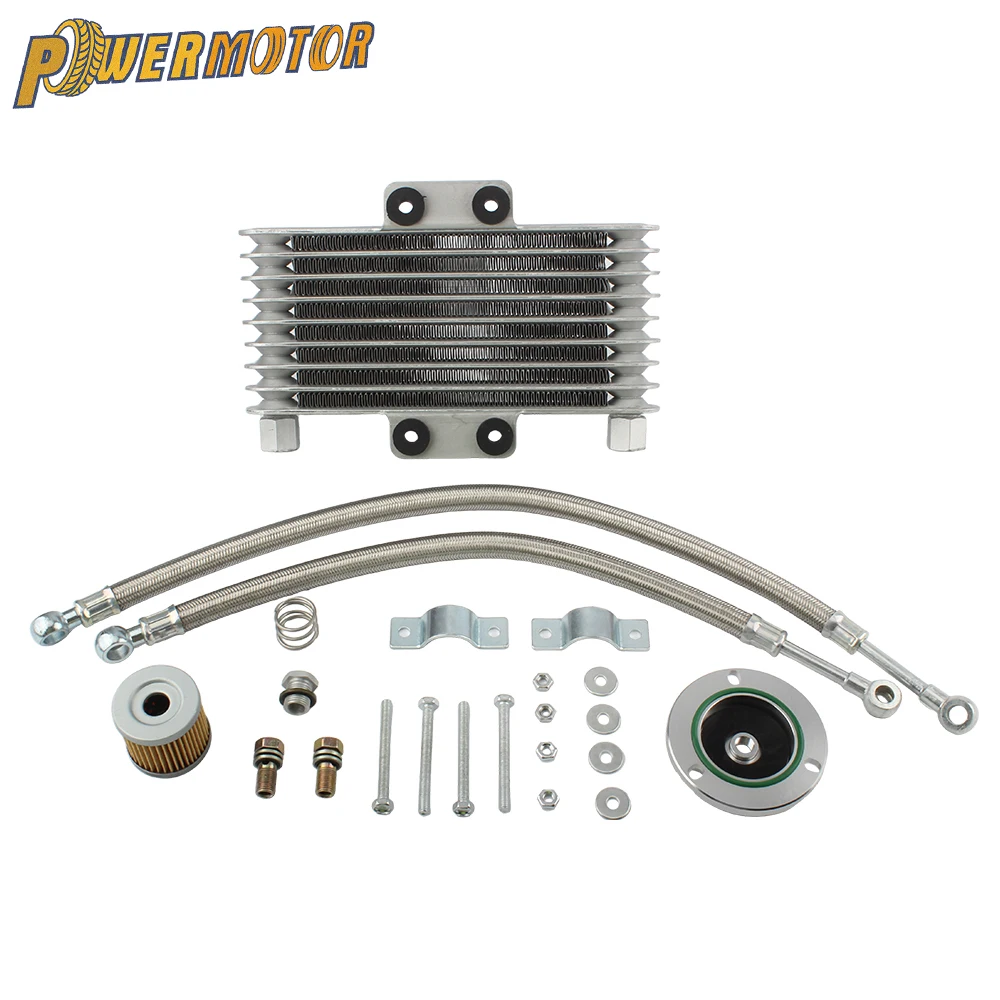 

Cooling Radiator Motorcycle Accessories Oil Cooler 12 Row for Suzuki GS GN GZ GSX EN Dirt Bike Enduro Motocross Modified Parts