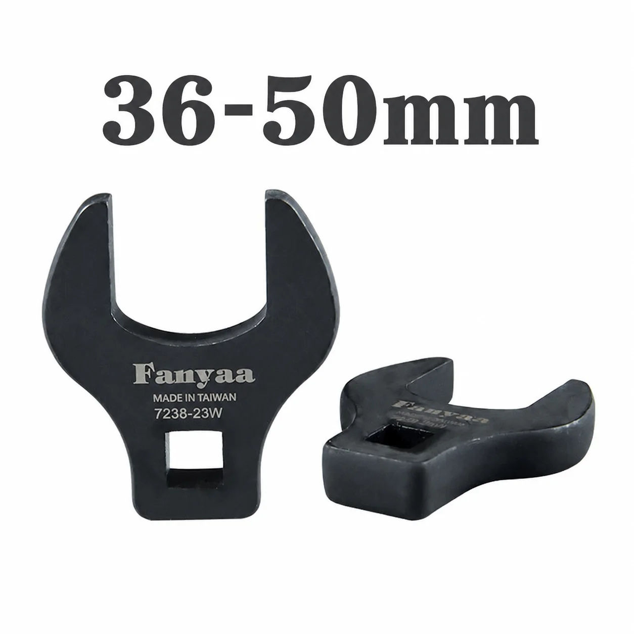 27-36mm Crowfoot Wrench 1/2 Inch Drive Open End Socket Head, Industrial Ratchet Tool for Torque Wrench Fanyaa