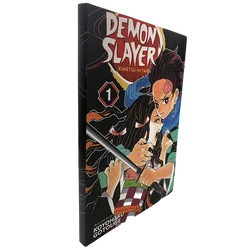 Anime Demon Slayer Kimetsu Vol 1 Yaiba Japón juvenil adolescentes fantasía ciencia misterio Suspense Manga cómic inglés