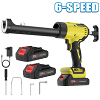 Electric Glue Gun Glass Glue Caulking Gun 6 Speeds Wireless Doors and Windows Electric Sewing Glue Tool for Makita 21V Battery