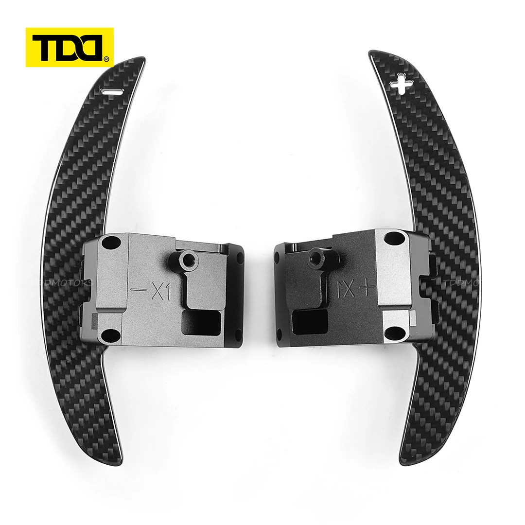 Magnetyczne manetki zmiany biegów z włókna węglowego TDD do kierownicy Hyundai N/GT i30N Kona N Elantra N Veloster N