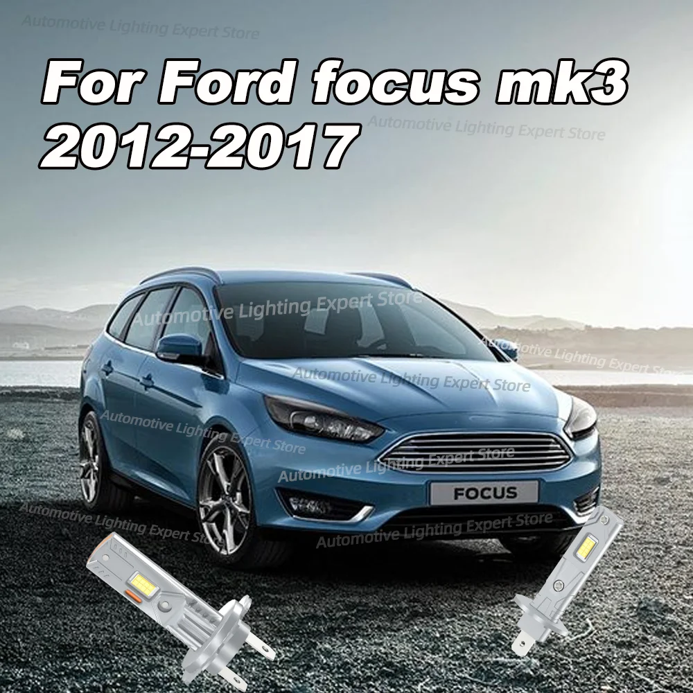 

2/4Pcs Led Lights 50000LM Headlight Bulbs For Ford focus mk3 2012 2013 2014 2015 2016 2017