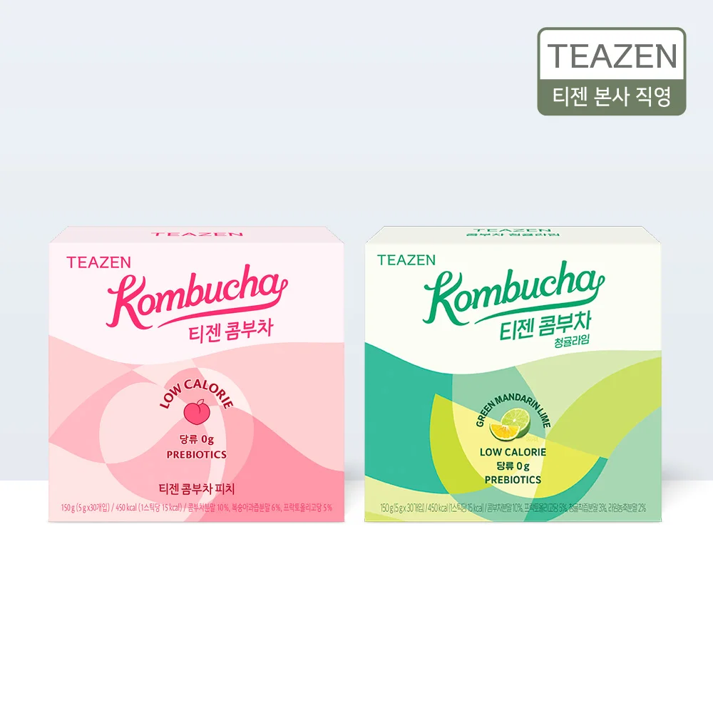 [1+1] Tizen Kombucha Pitch 30 palos + lima mandarina azul 30 palos
