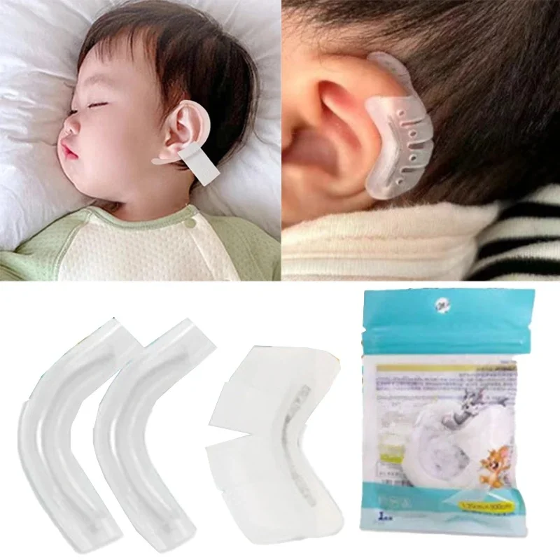 Support d'oreille saillant, outils correcteurs pour nourrissons, Patch de Correction d'oreille en Silicone pour correcteur d'oreille de bébé, Auricle Valgus Corre