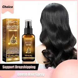 Biotin Hair Growth Spray Fast Growing Repair Frizz Damaged Scalp Treatment Strengthen Hair Root Nourish Hair Care Essential Oil