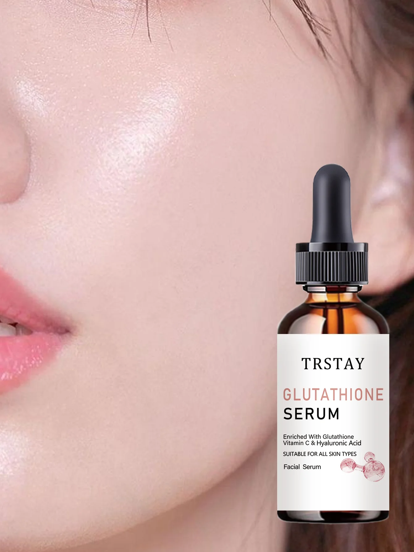 Hydrating Brightening Serum for Dry Skin Repair Fine Lines Firm Elastic Skin Whitening Moisturizing Refreshing Facial Treatment - Image 6