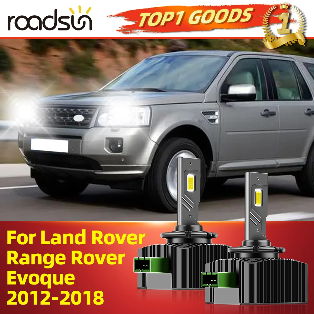 

2 светодиодных лампы для фар 260000LM D3S D3R HID LED для Land Rover Range Rover Evoque 2012 2013 2014 2015 2016 2017 2018
