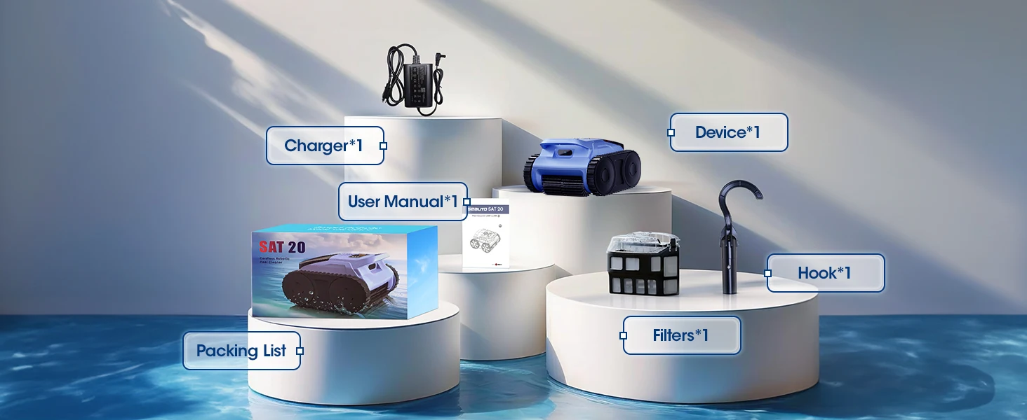 Seauto SAT20 Pro robotic pool cleaner