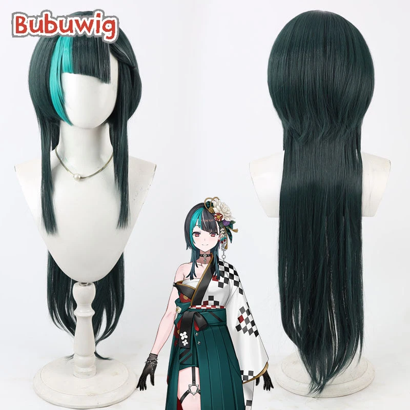bubuwig-synthetic-hair-rindo-chihaya-cosplay-wigs-anime-virtual-youtuber-rindo-chihaya-70cm-long-mixed-green-wig-heat-resistant