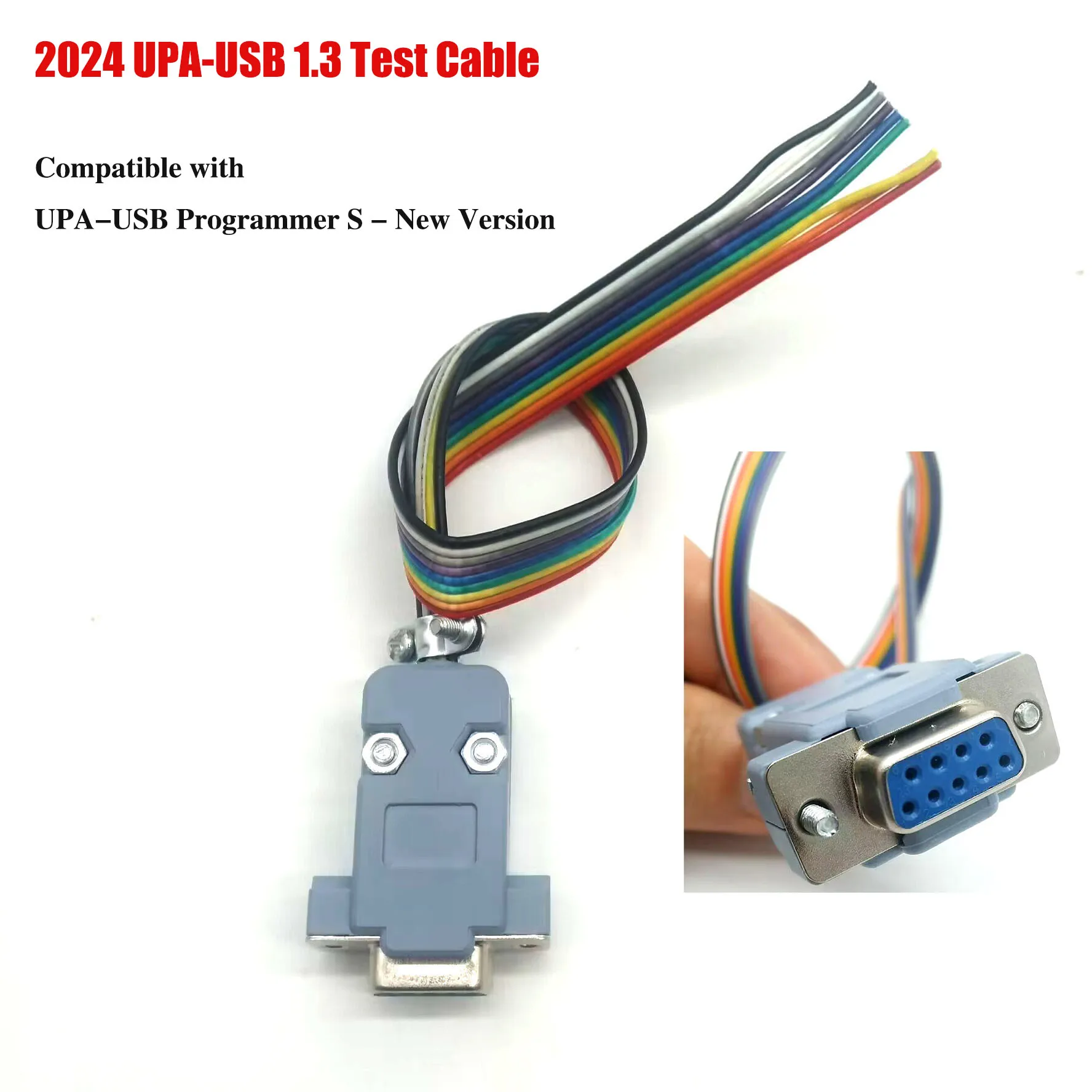 UPA-USB 1.3 Test Cable Compatible with UPA USB Programming S TMS NEC Eeprom Adapter ECU Pinout Tool for UPA USB Programmer V1.3