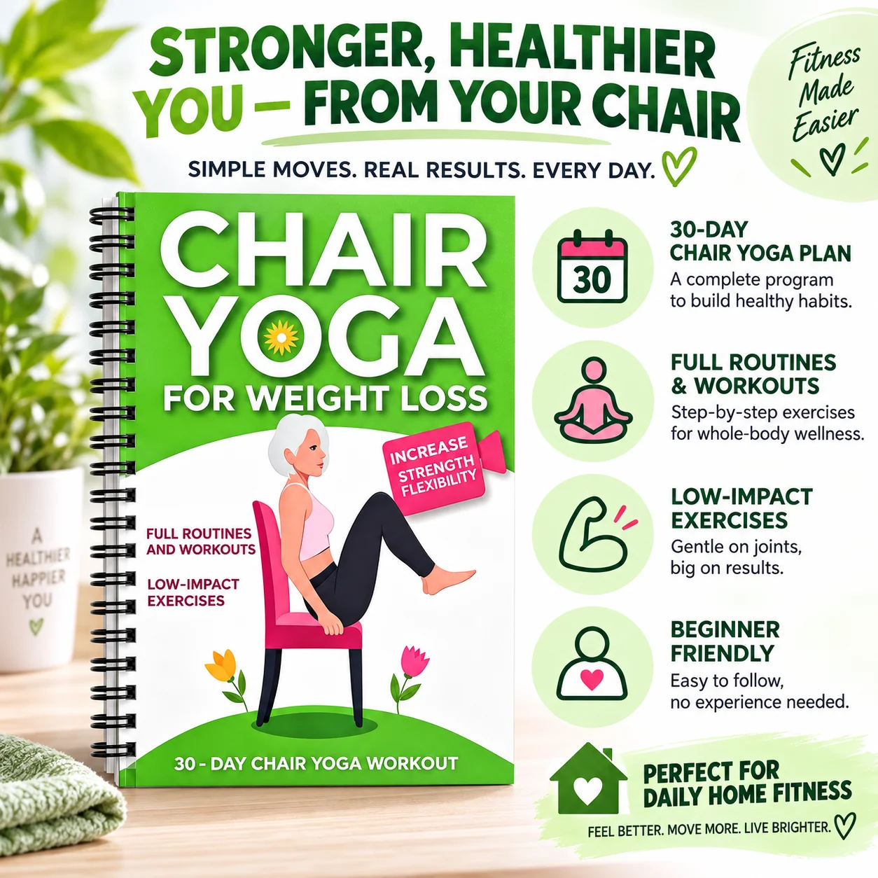 Chair Yoga Fitness Guide 3