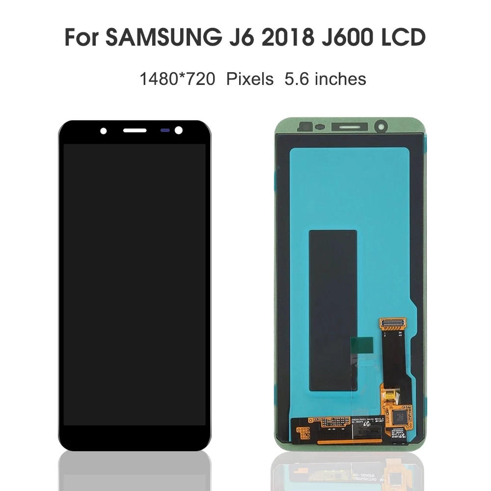 5.6 \'\'J6 2018 dla Samsung dla J600 J600F J600G J600L J600N wyświetlacz LCD ekran dotykowy wymiana zespołu Digitizer