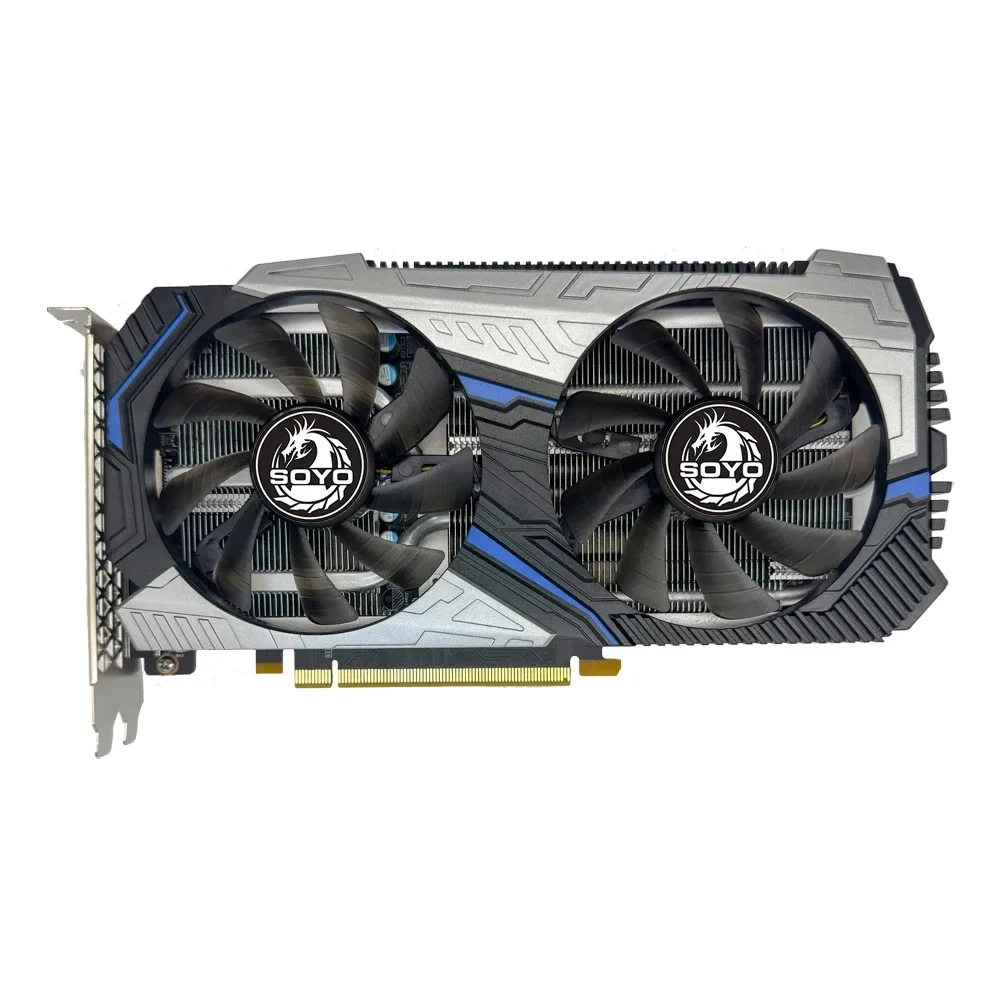 Б/У Игровая видеокарта SOYO RTX2060Super 8 ГБ GPU GDDR6 256 бит PCIe x16 3.0 HDMI-совместимая с DP, подходит для настольных ПК
