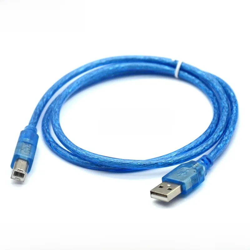 USB 2.0 typu A męski na B męski kabel do drukarki przewód krótki kabel do Printer HUB USB na dysku twardym wkład 25 cm 1.8 m 6ft 3 m 5 m 15ft — zdjęcie 2